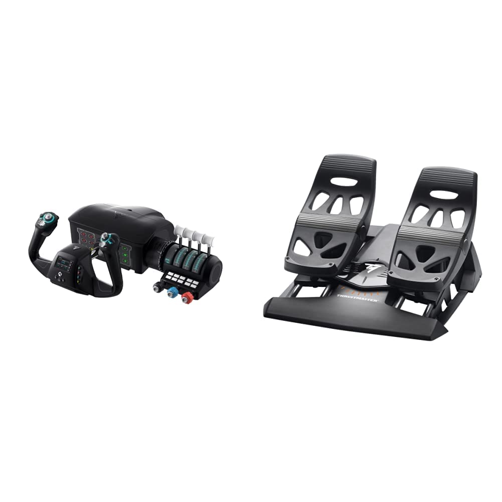 その他 THRUSTMASTER T.Flight Rudder Pedals Thrustmaster TFRP Rudder Pedals for Flight Simulators